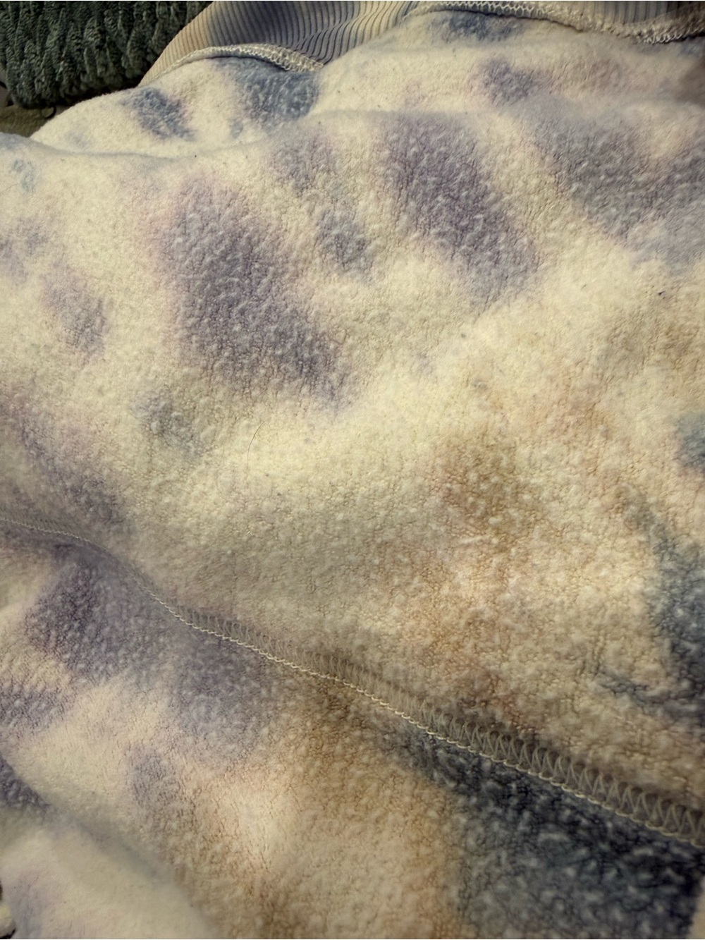 American Eagle Outfitters Tie-Dye Hoodie in Cream, Blue, Purple - Picture 7 of 8